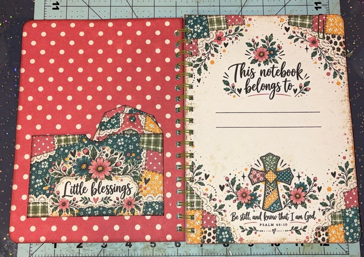 Be Still Handmade Faith Notebook | Prayer & Reflection Journal