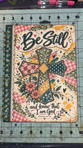 Be Still Handmade Faith Notebook | Prayer & Reflection Journal