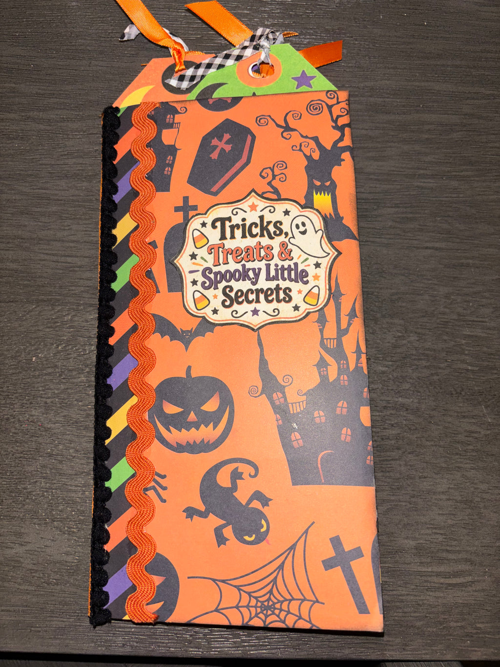 Candy Corn Halloween Lunch-Sack Junk Journal
