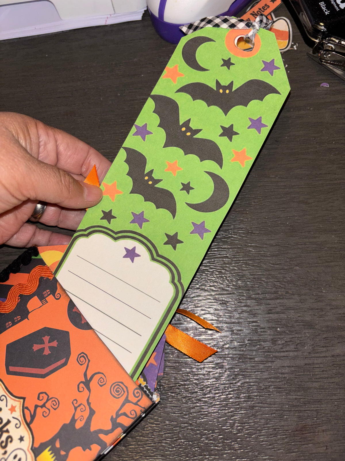 Candy Corn Halloween Lunch-Sack Junk Journal