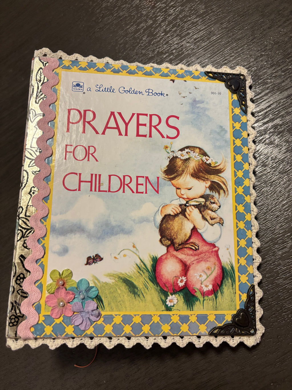 Upcycled Vintage Prayers for Children Faith Junk Journal