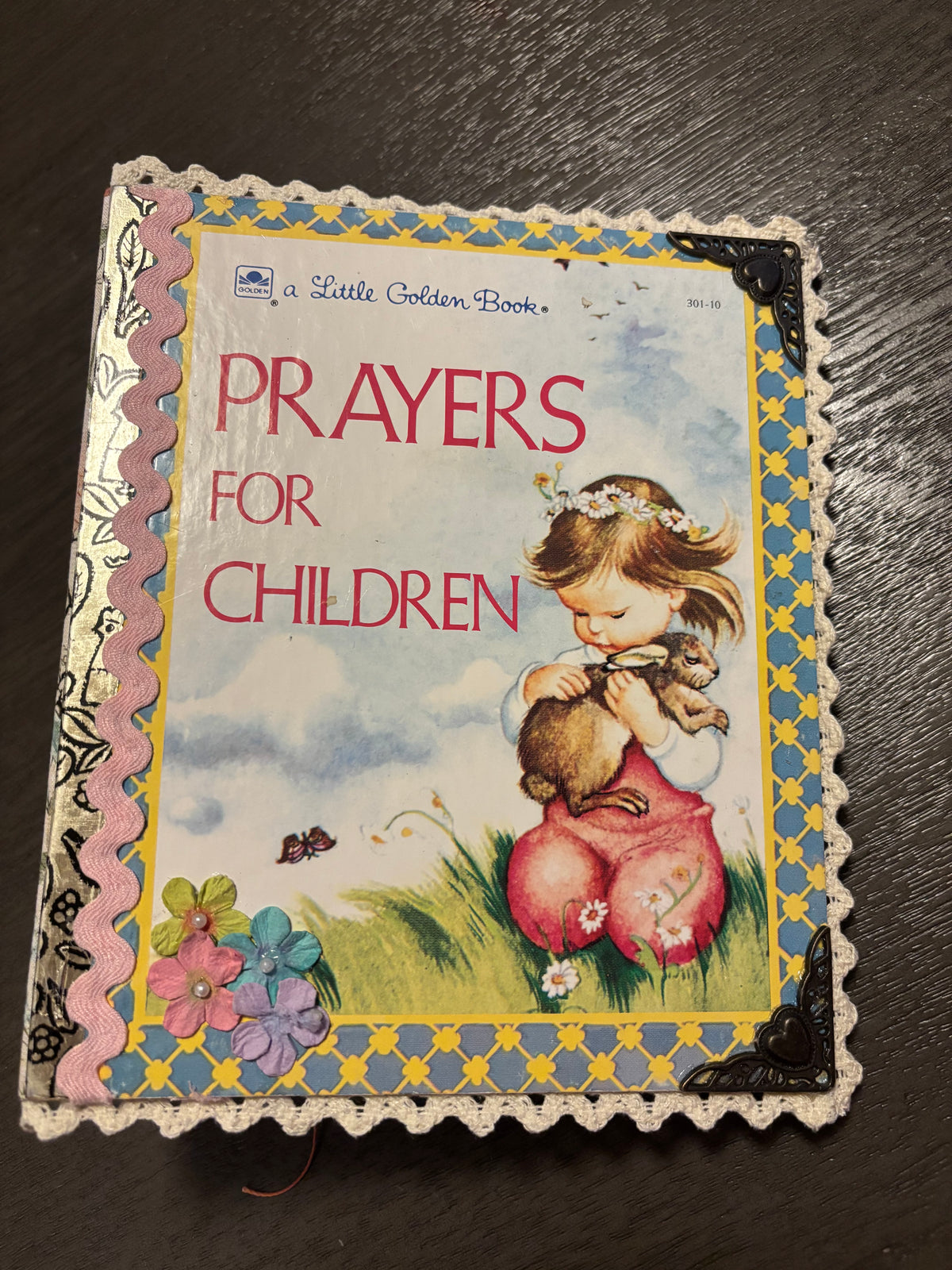 Upcycled Vintage Prayers for Children Faith Junk Journal