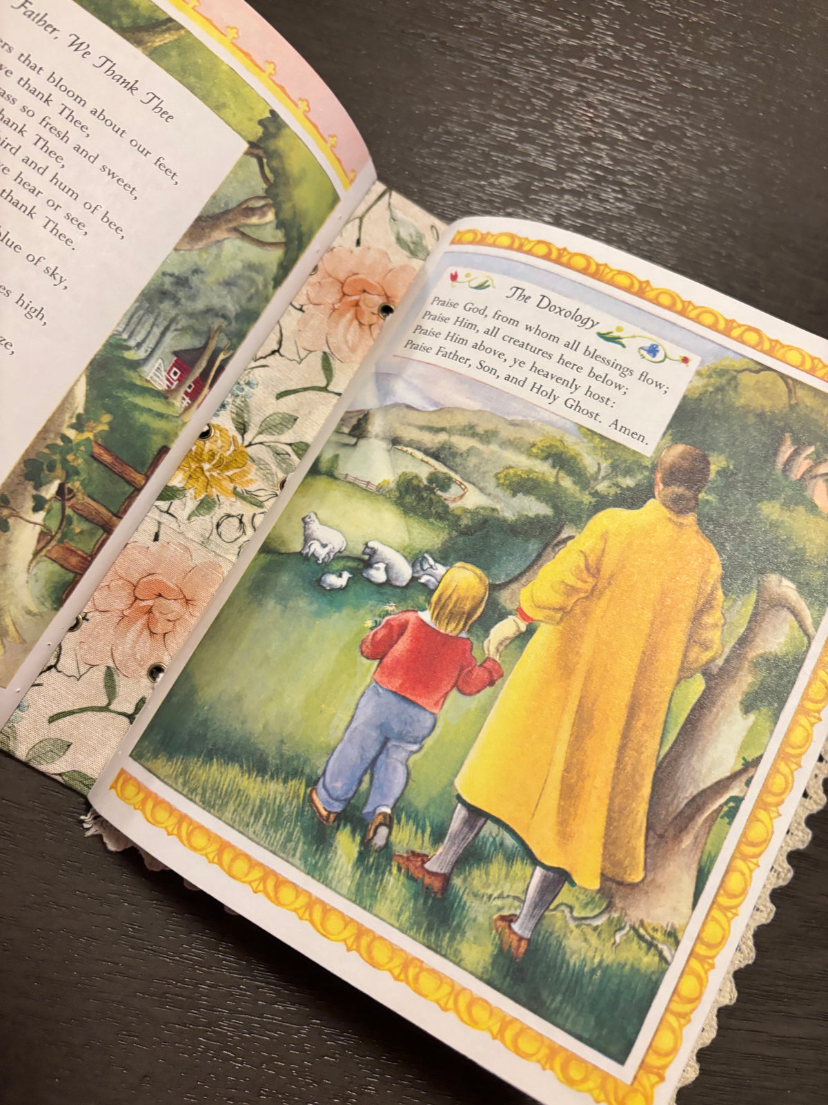 Upcycled Vintage Prayers for Children Faith Junk Journal